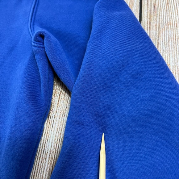 Nike NBA Basketball Phila #21 Embiid Hoodie Sweatshirt Blue Size L - Picture 4 of 9